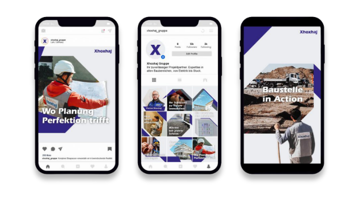 Xhoxhaj-grid-1024x592(2) Instagram-Einblicke der Xhoxhaj Gruppe auf drei Smartphones